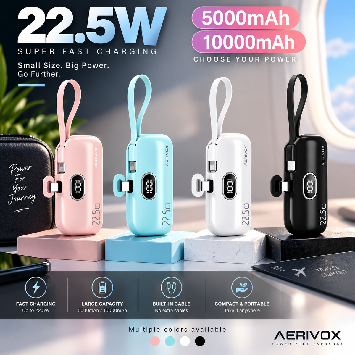 Aerivox portable power bank